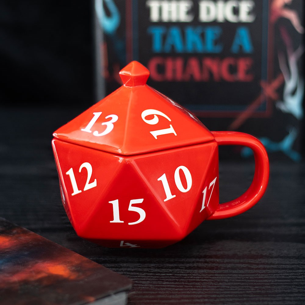 D20 Gaming Dice Shaped Mug Gifts Something Different
