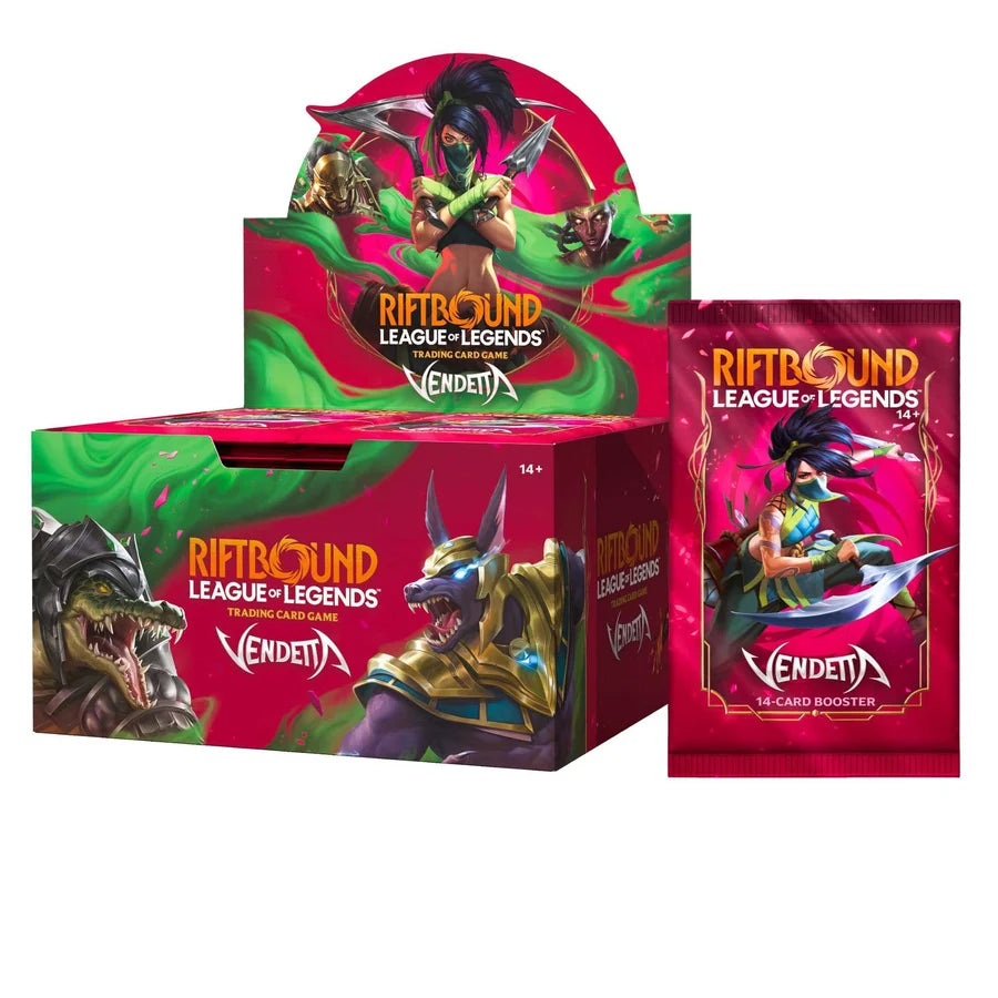 Riftbound TCG - Vendetta Booster Box (24 packs) Trading Cards Riftbound