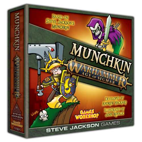 Munchkin Warhammer Age of Sigmar Card Game Steve Jackson Games