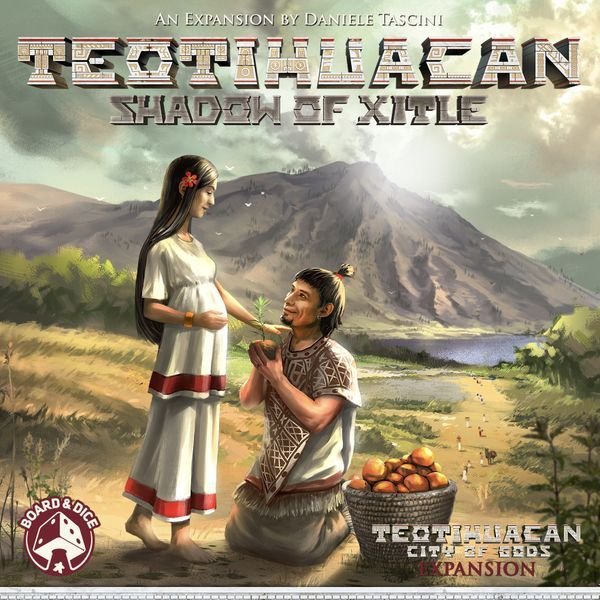 Teotihuacan: Shadow of Xitle Board Game Board&DIce