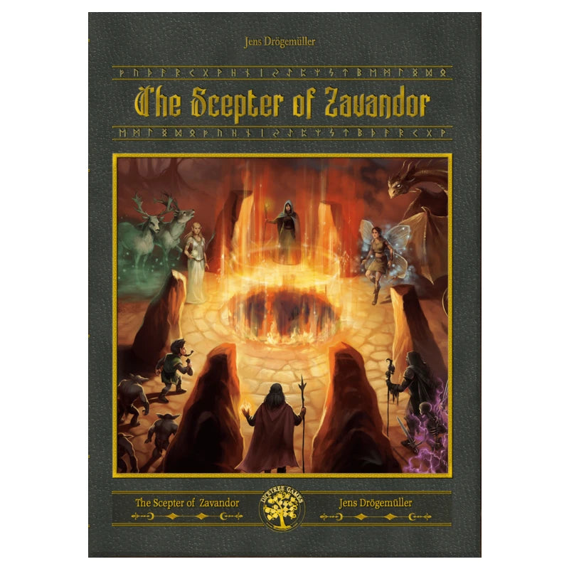 The Scepter of Zavandor Board Game Board Game Dice Tree Games