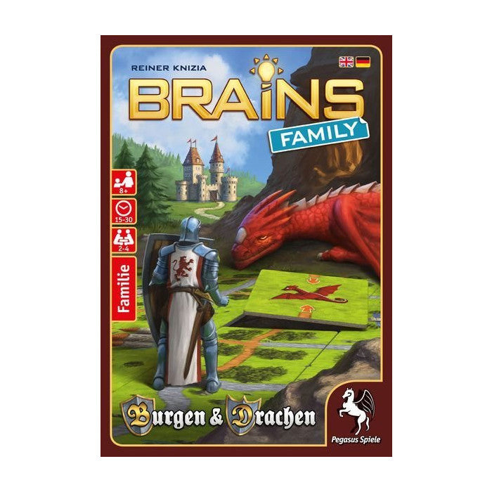 Brains Family: Burgen & Drachen Board Game Pegasus Spiele