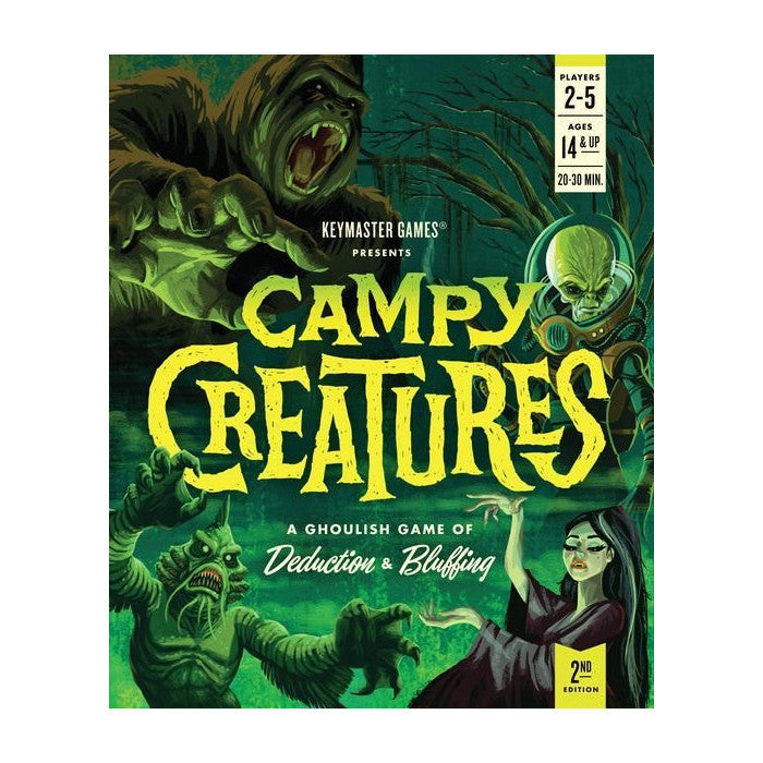 Campy Creatures (2nd Edition) Board Game Keymaster Games