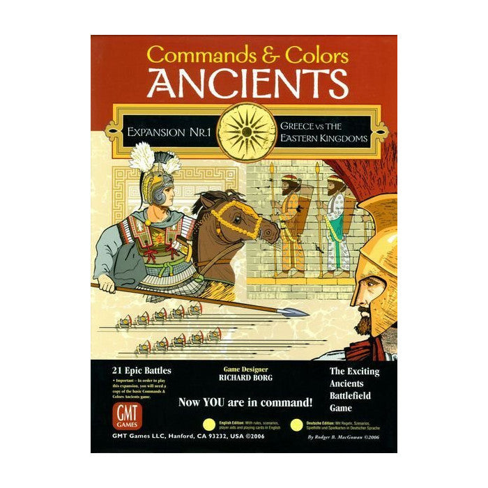 Commands & Colors: Ancients Expansion Pack #1 – Greece & Eastern Kingdoms GMT Games