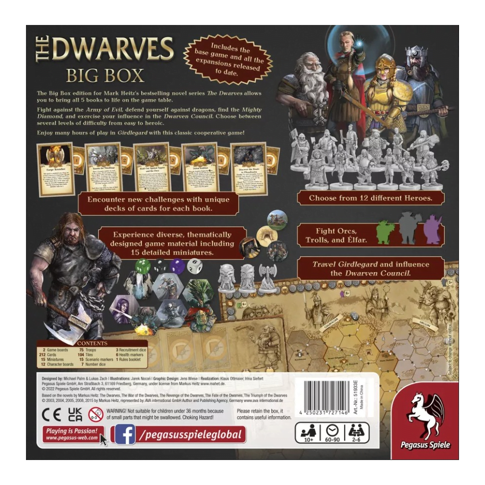 The Dwarves Big Box Board Game Pegasus Spiele