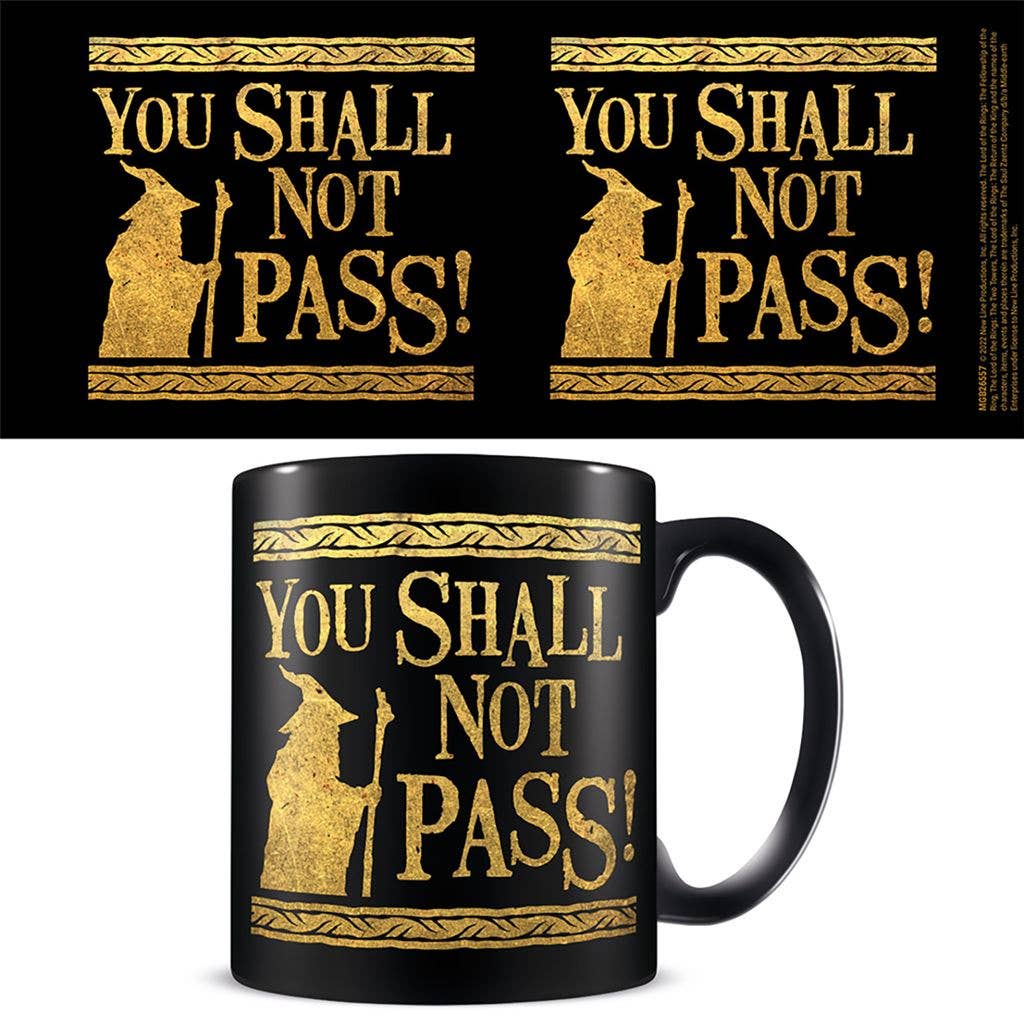 The Lord of the Rings 'You Shall Not Pass' Mug Gifts Pyramid International