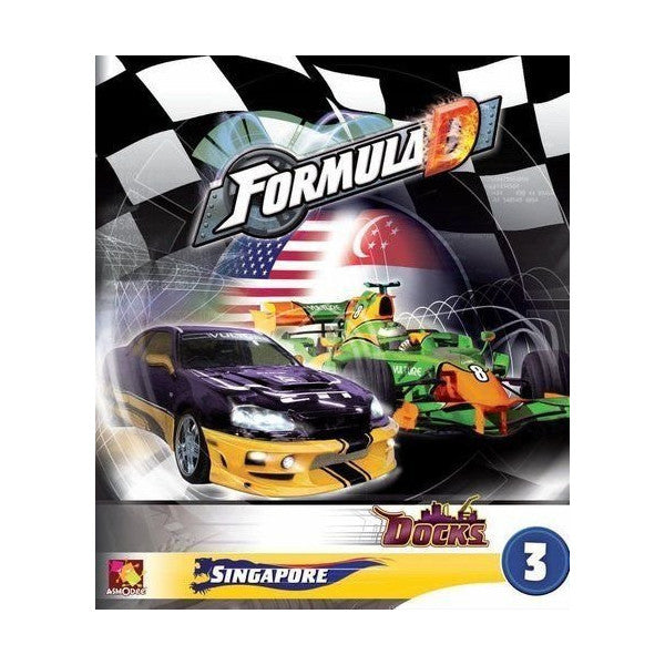 Formula D: Circuits 3 - Singapore & The Docks Board Game Asmodee