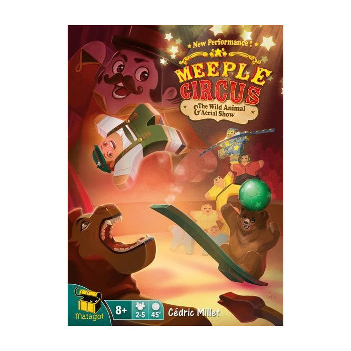 Meeple Circus: The Wild Animal & Aerial Show Board Game Matagot