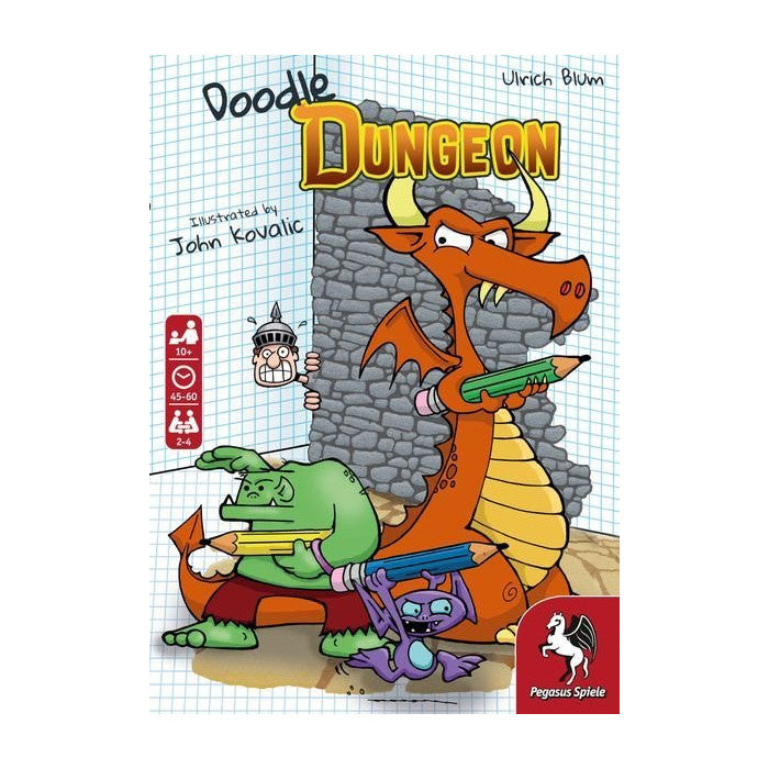 Doodle Dungeon Board Game Pegasus Spiele