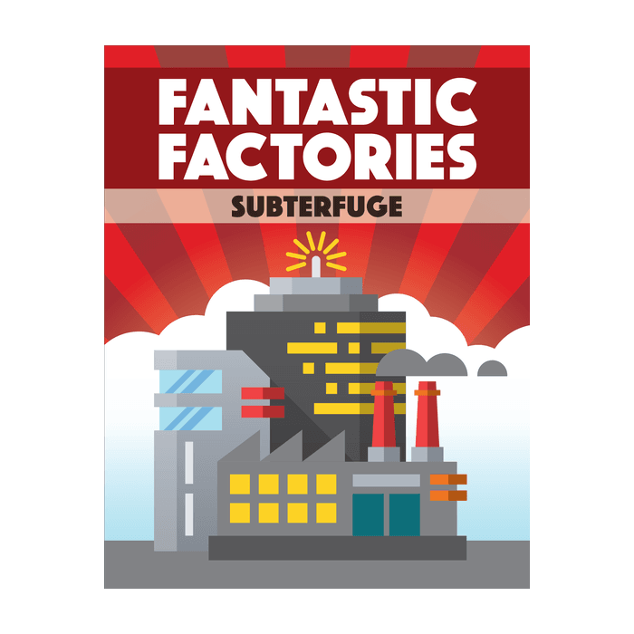 Fantastic Factories: Subterfuge Board Game Deep Water Games