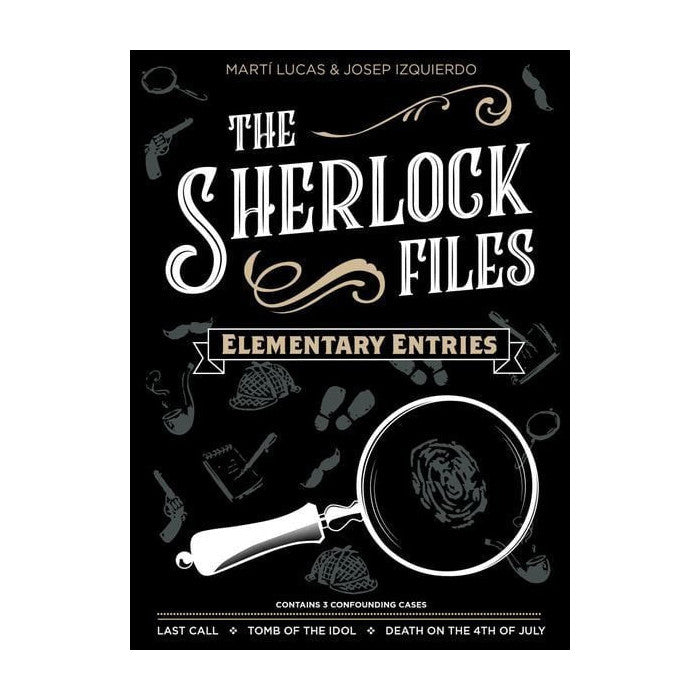 The Sherlock Files: Elementary Entries Board Game Indie Boards and Cards