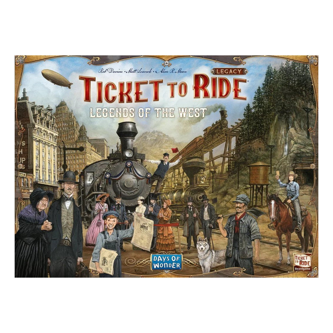 Ticket to Ride Legacy: Legends of the West Board Game Days of Wonder