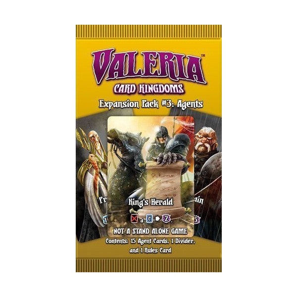 Valeria: Card Kingdoms – Expansion Pack #03: Agents Card Game Daily Magic Games