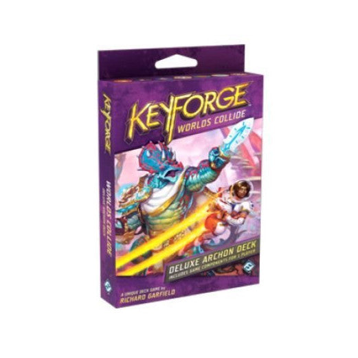 KeyForge: Worlds Collide Deluxe Deck Board Game Fantasy Flight Games