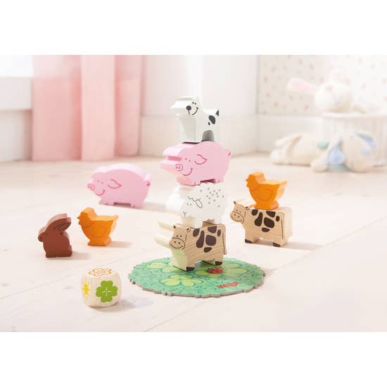 HABA My Very First Games - Animal upon Animal Kids Board Game HABA