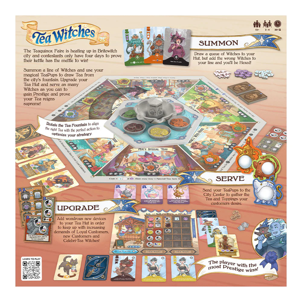 Tea Witches Board Game The Op