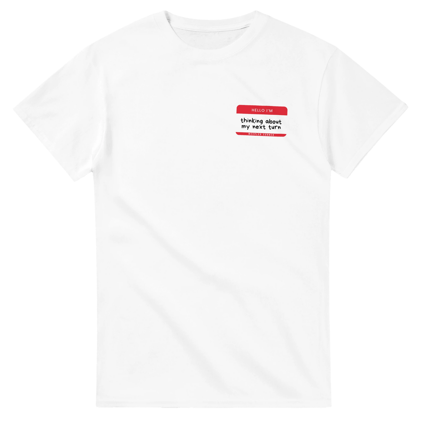 'Take Your Time' Unisex Crewneck T-shirt Print Material Meeples Corner