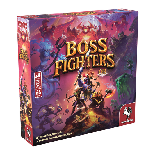 Boss Fighters QR Card Game Pegasus Spiele