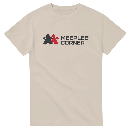 Meeples Corner Logo Crewneck T-shirt Print Material Meeples Corner
