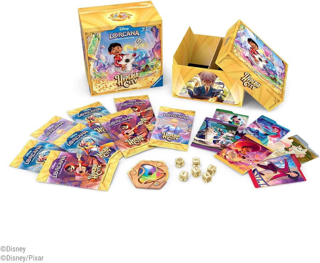 Disney Lorcana TCG - Hyperia City Illumineer's Trove Set Trading Cards Ravensburger