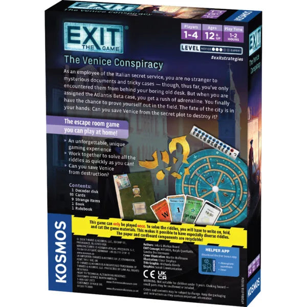 Exit: The Game - The Venice Conspiracy Escape Room Kosmos