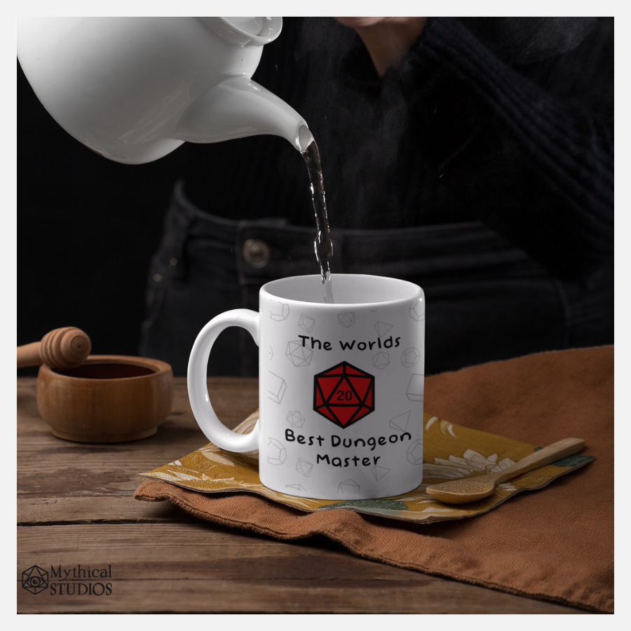 The Worlds Best DM Mug Gifts Mythical Studios