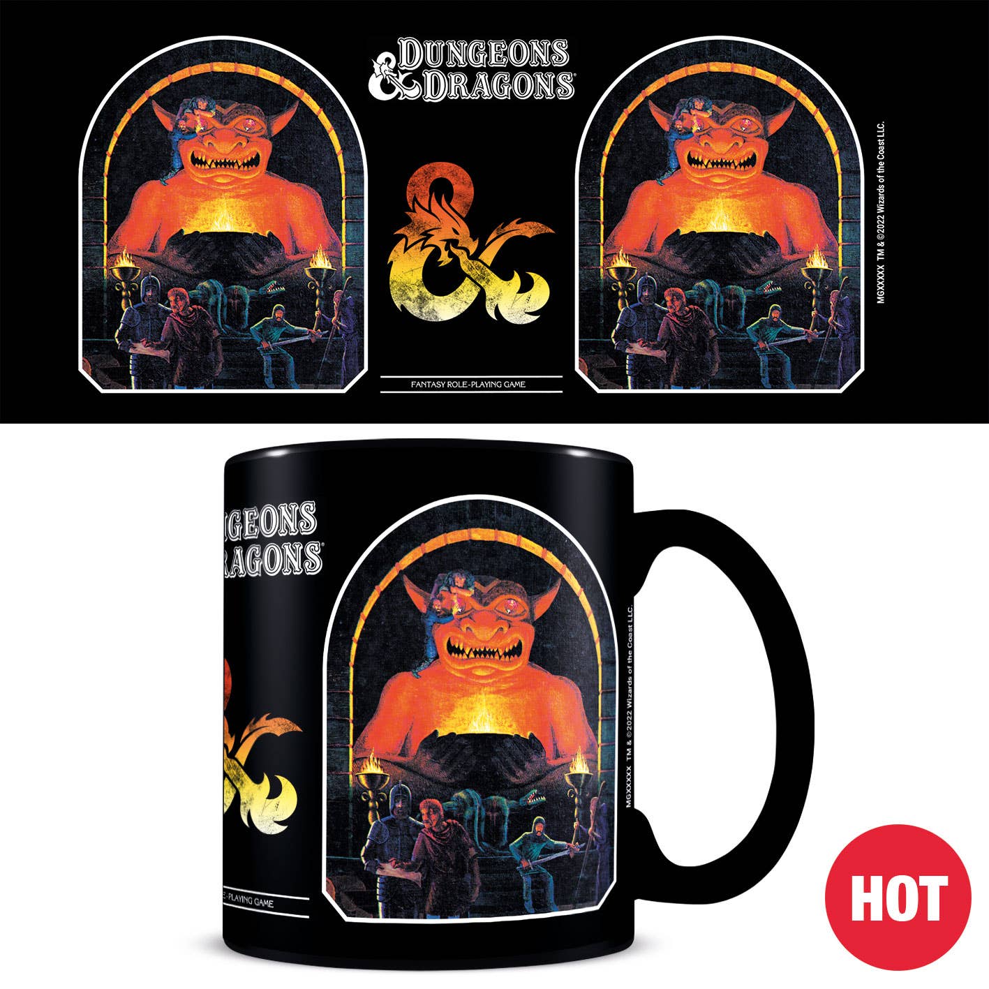 Dungeons & Dragons Thieves In The Temple Heat Changing Mug Gifts Pyramid International