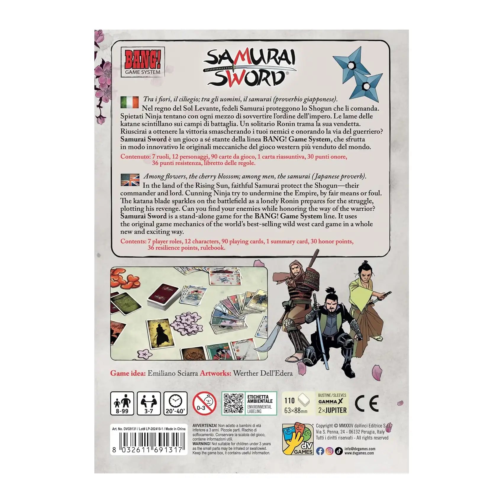 Samurai Sword Card Game dV Giochi
