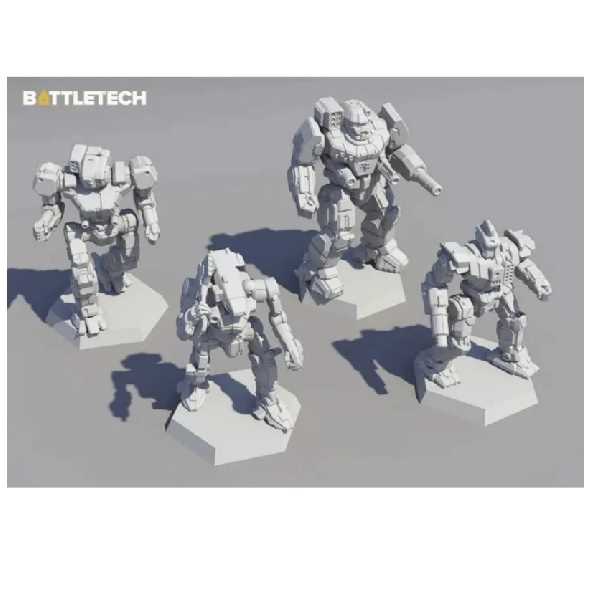 BattleTech: Inner Sphere Heavy Lance Miniatures Catalyst Game Labs