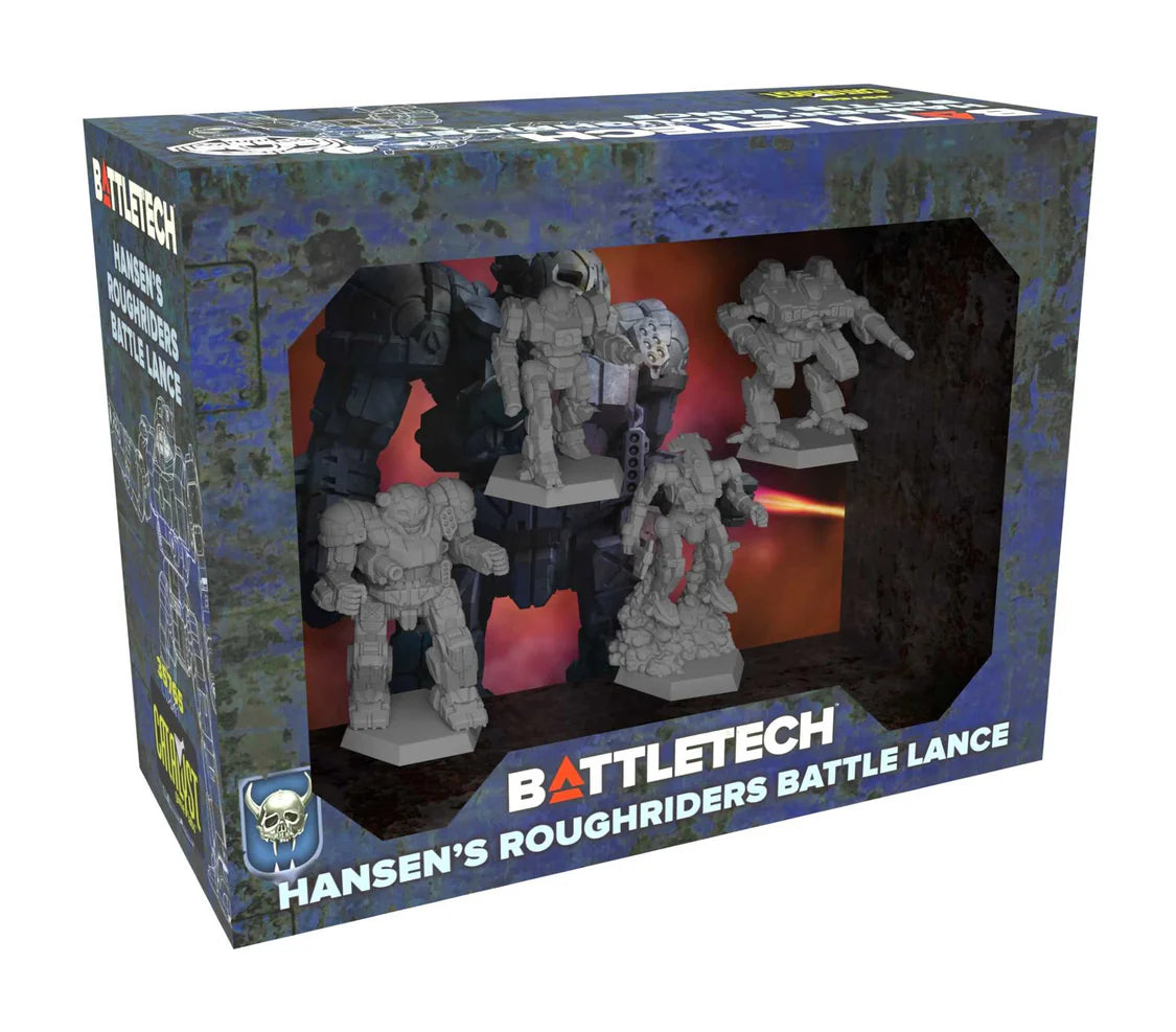 BattleTech Hansens Roughriders Battle Lance Miniatures Catalyst Game Labs