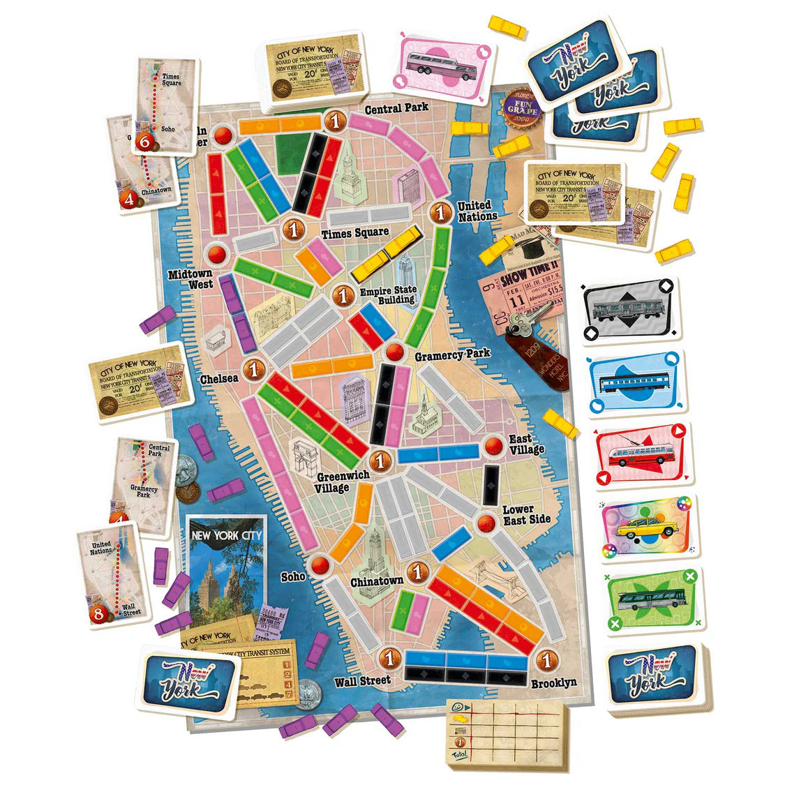Ticket To Ride: New York Board Game Days of Wonders