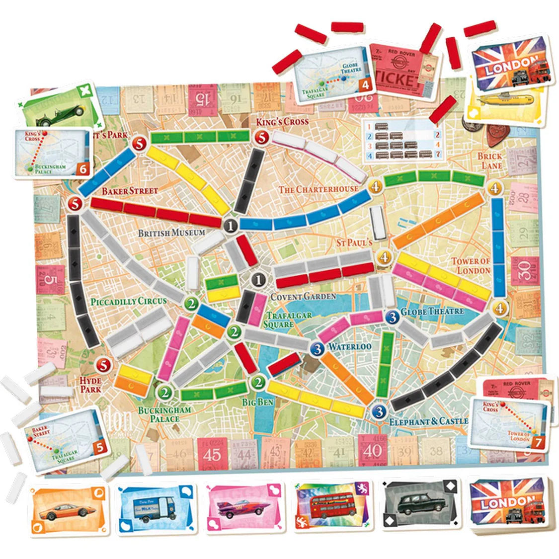 Ticket To Ride: London Board Game Days of Wonders