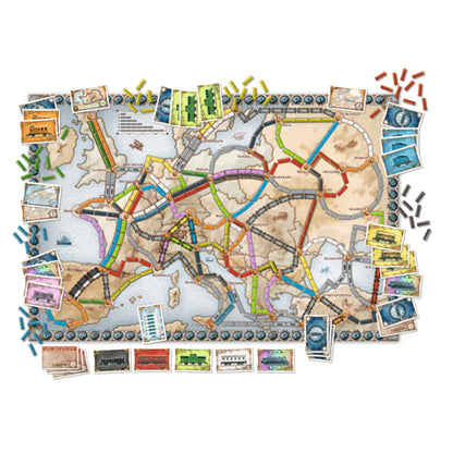 Ticket to Ride Europe Board Game Days of Wonder