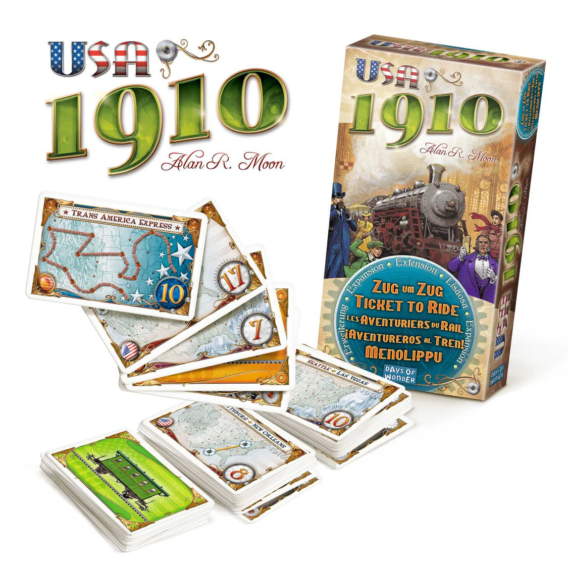 Ticket To Ride: USA 1910 Board Game Days of Wonder