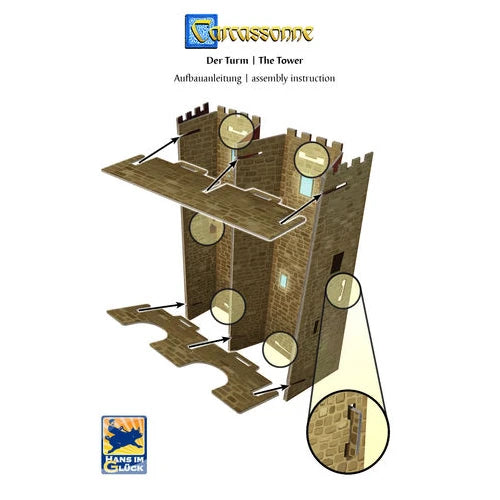 Carcassonne: Tower Tile Holder Hans im Glück