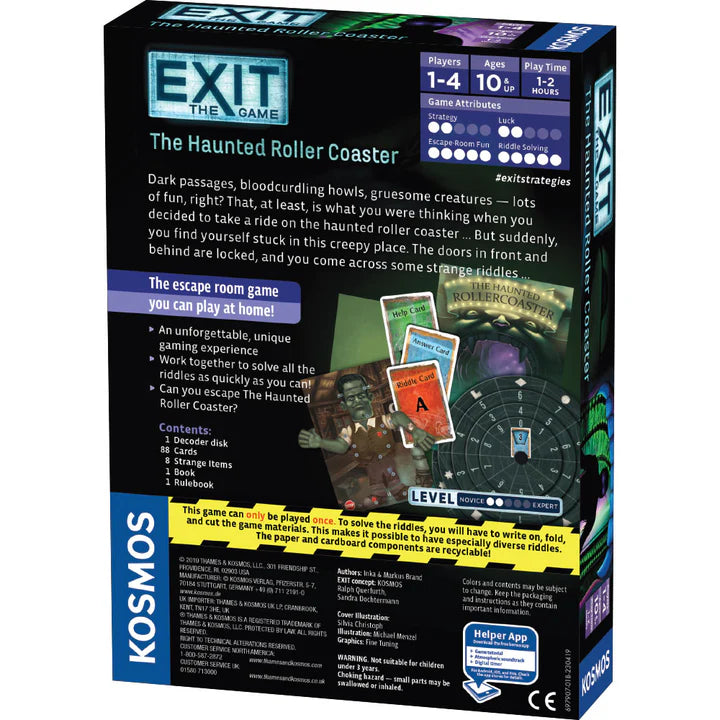 Exit: The Game - The Haunted Roller Coaster Escape Room Kosmos