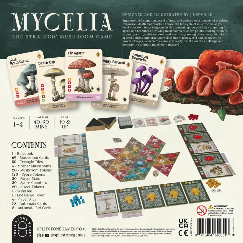 Mycelia Deluxe Edition Board Game Split Stone Games