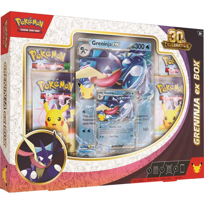 Pokémon TCG: ex Box - Greninja - 30th Celebration Trading Cards Pokemon Company