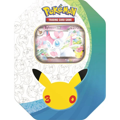 Pokémon TCG: ex Tin - Sylveon- 30th Celebration Trading Cards Pokemon Company