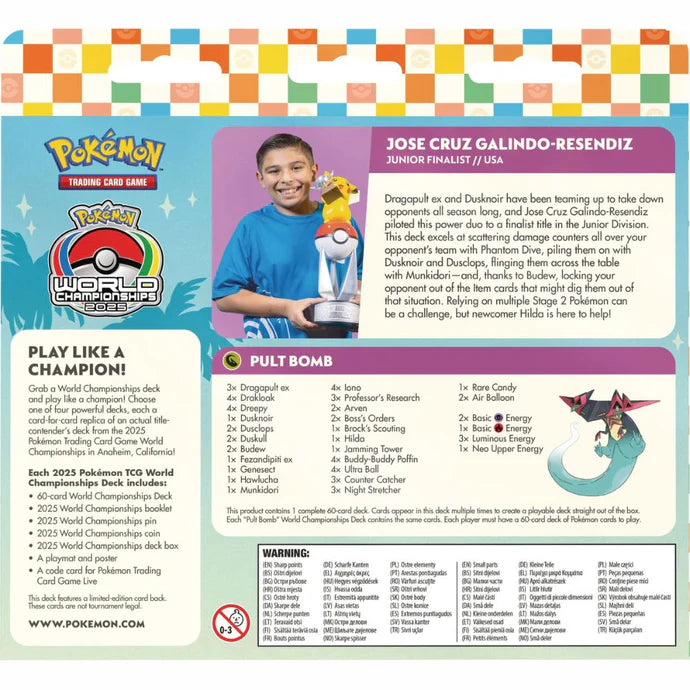 Pokemon TCG: World Championship Decks 2025 Trading Cards Pokemon Company