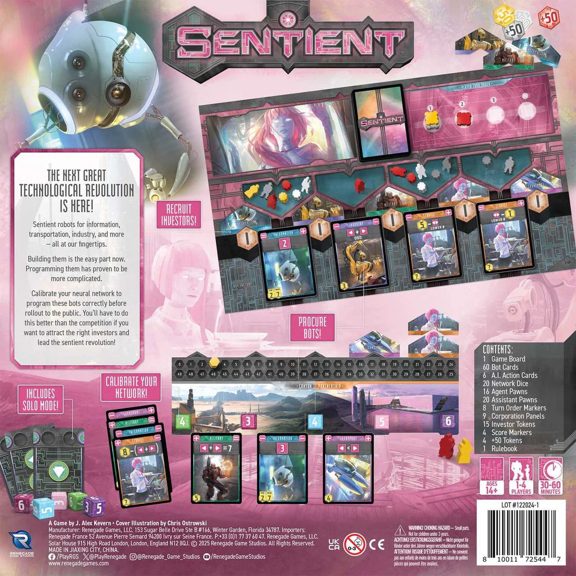 Sentient Board Game Renegade Game Studios