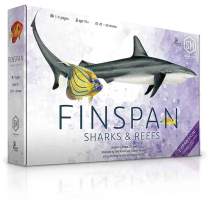Finspan: Sharks & Reefs Expansion Board Game Stonemaier Games