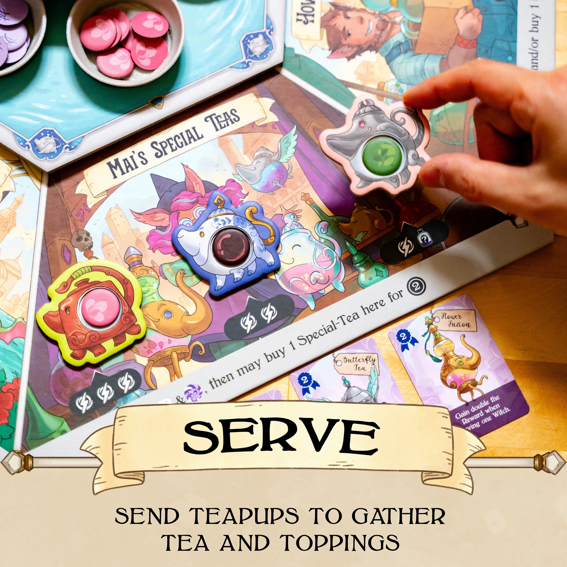 Tea Witches Board Game The Op