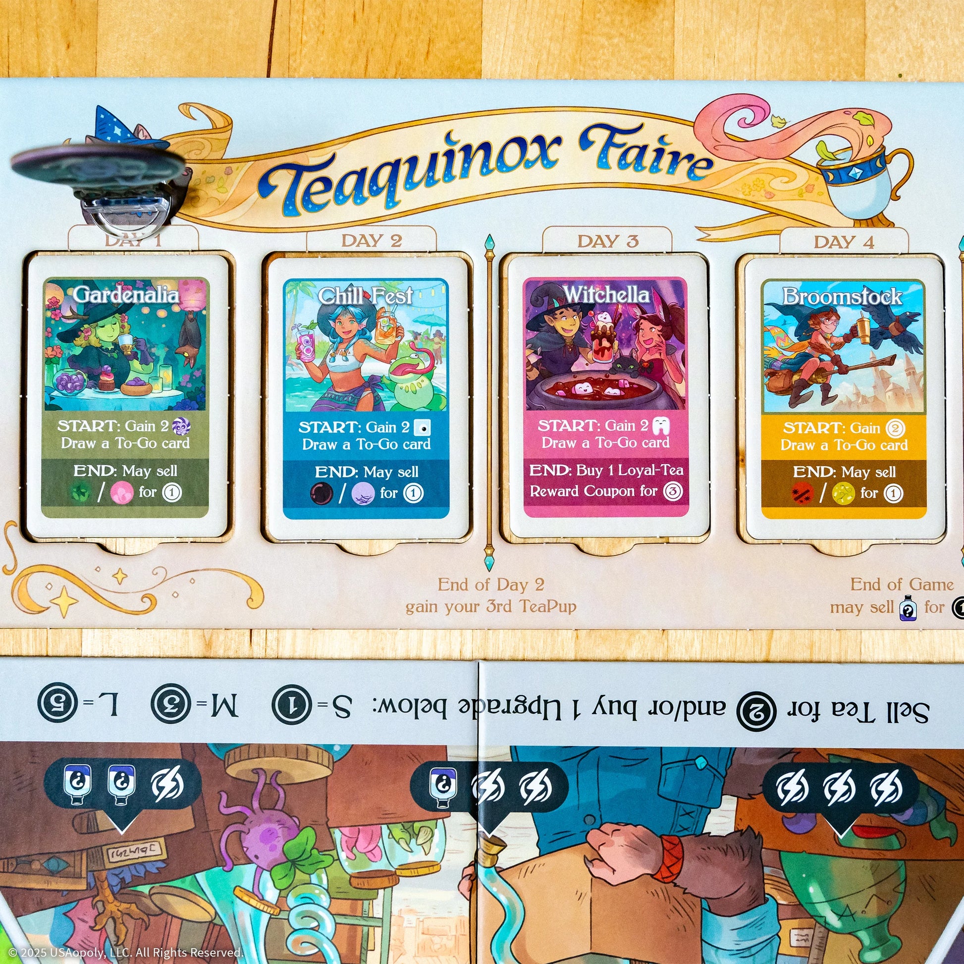 Tea Witches Board Game The Op