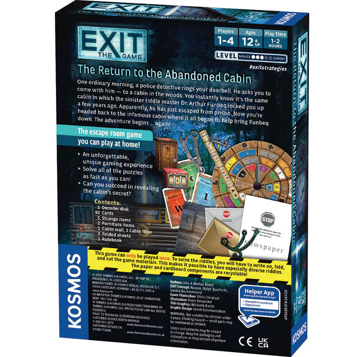 Exit: The Return to the Abandoned Cabin Escape Room Kosmos