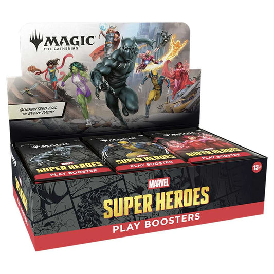 MTG: Marvel Super Heroes Play Booster Box (30 Packs) Trading Cards Wizards of the Coast
