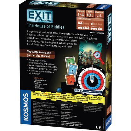Exit: The Game - The House of Riddles Escape Room Kosmos
