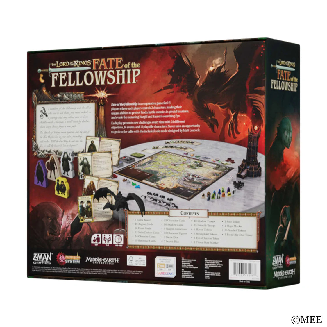 Lord of the Rings: Fate of the Fellowship Board Game Z-Man Games