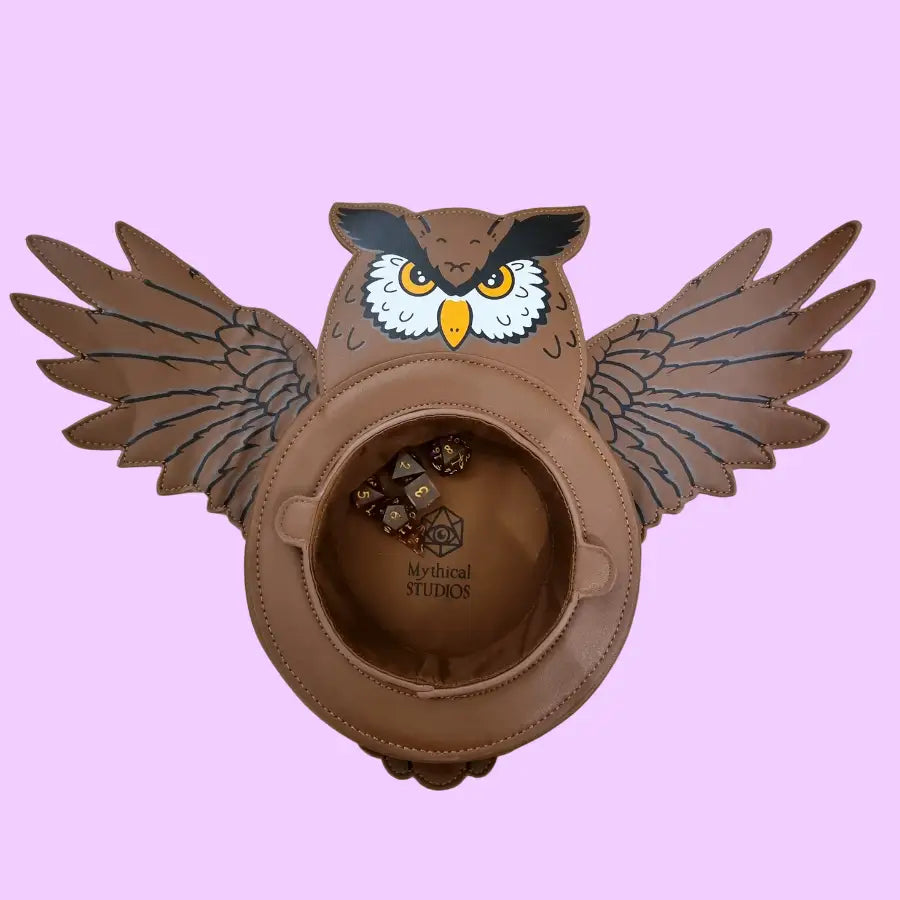 Owl Dice Tray Dice Tray Mythical Studios