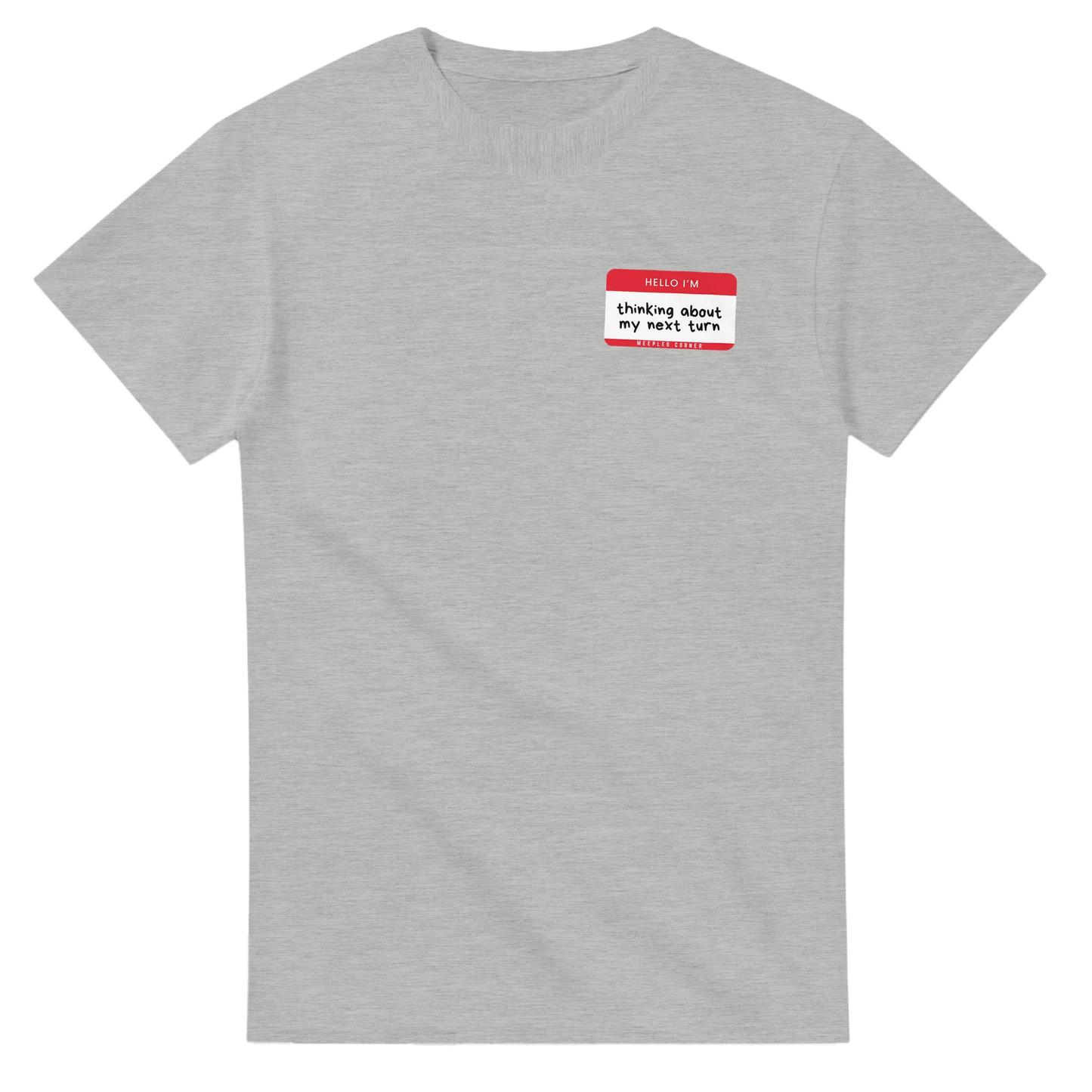 'Take Your Time' Unisex Crewneck T-shirt Print Material Meeples Corner